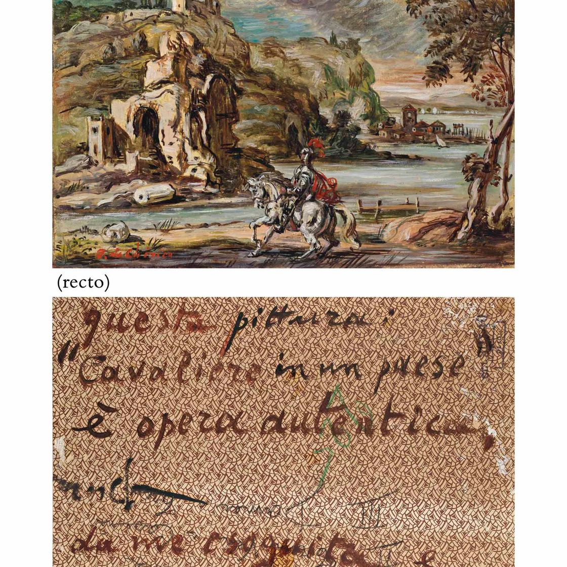 Giorgio de Chirico — Кавалер в одном платье