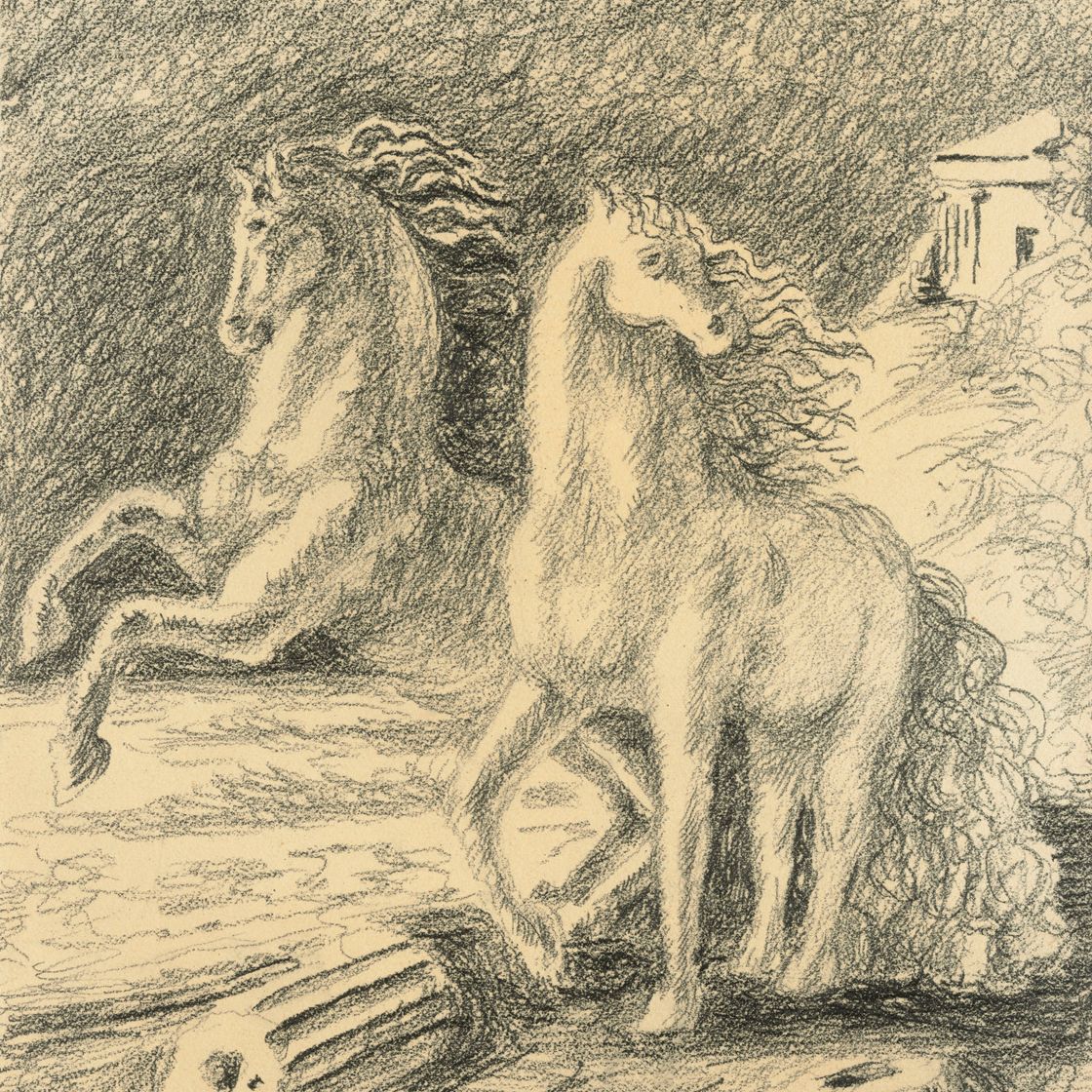 Giorgio de Chirico — Дуэ Кавалли в Рива-аль-Маре