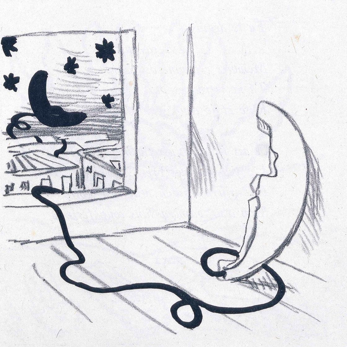 Giorgio de Chirico — Гийом Аполлинер, "Каллиграммы", Национальный художественный музей, Париж, 1930