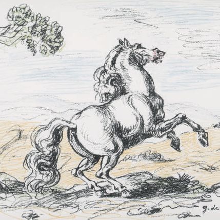Giorgio de Chirico — Кавалло в Либерте (Сиранна, 130)