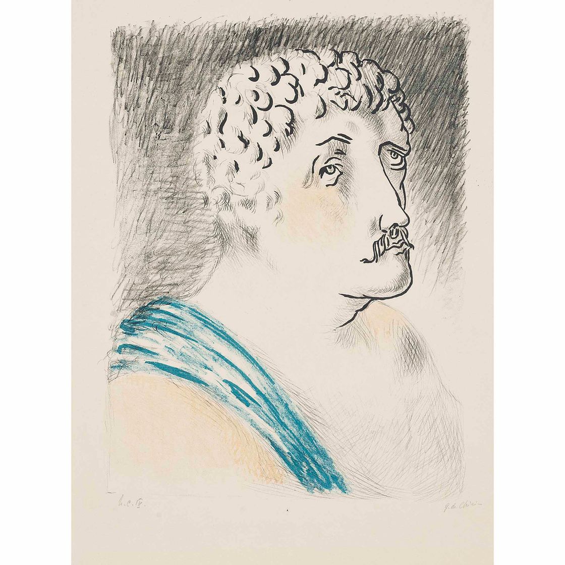 Giorgio de Chirico — Гебдомерос, из серии "Метаморфозы" (Ciranna 13)