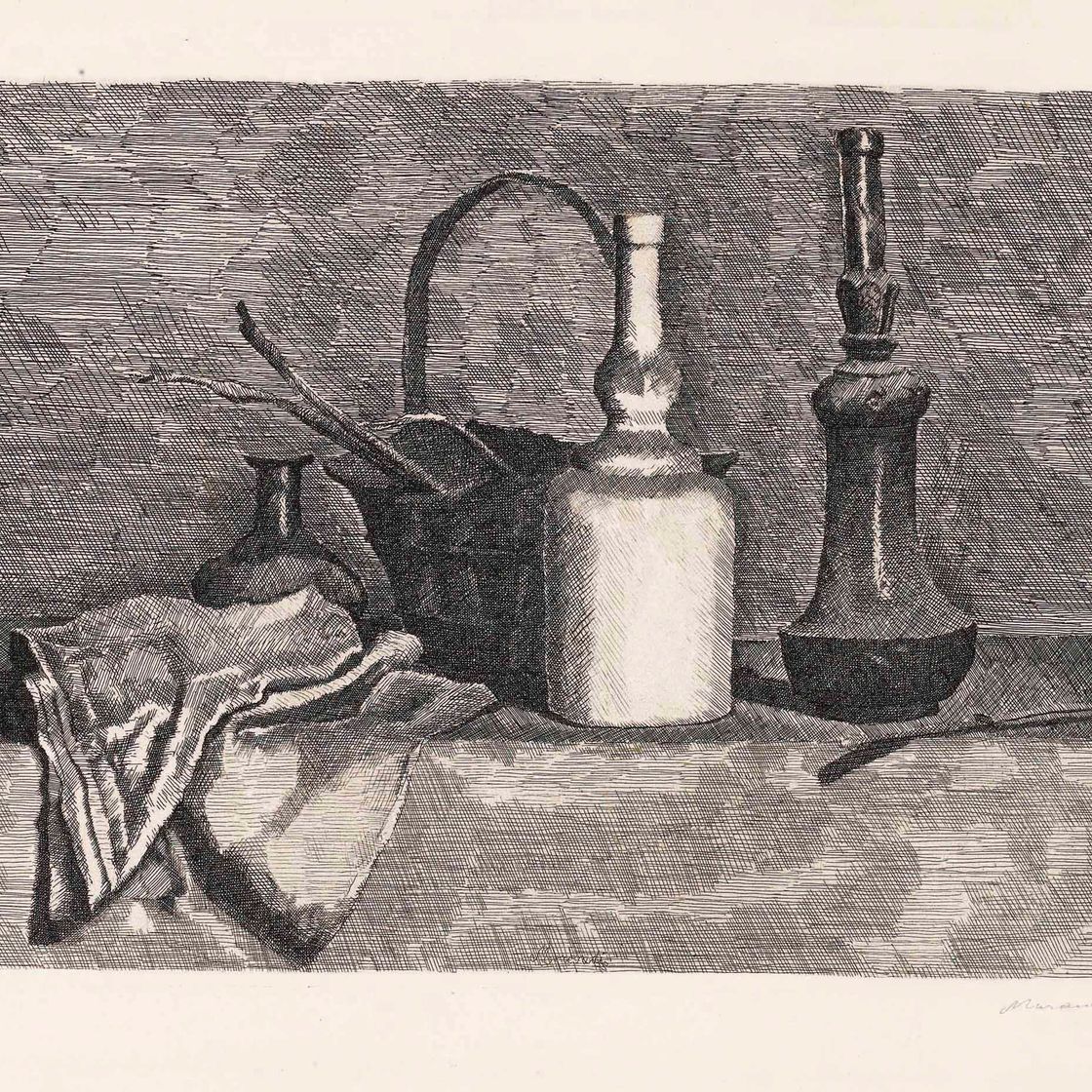 Giorgio Morandi — Мертвая природа иль паннеджио-а-синистра