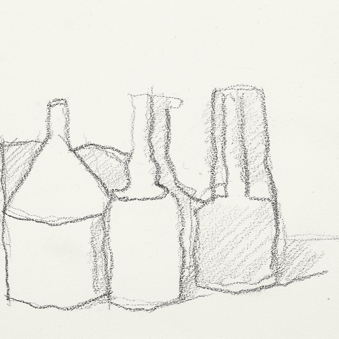 Giorgio Morandi — Природа смерти ( спереди и сзади ), изображение 1