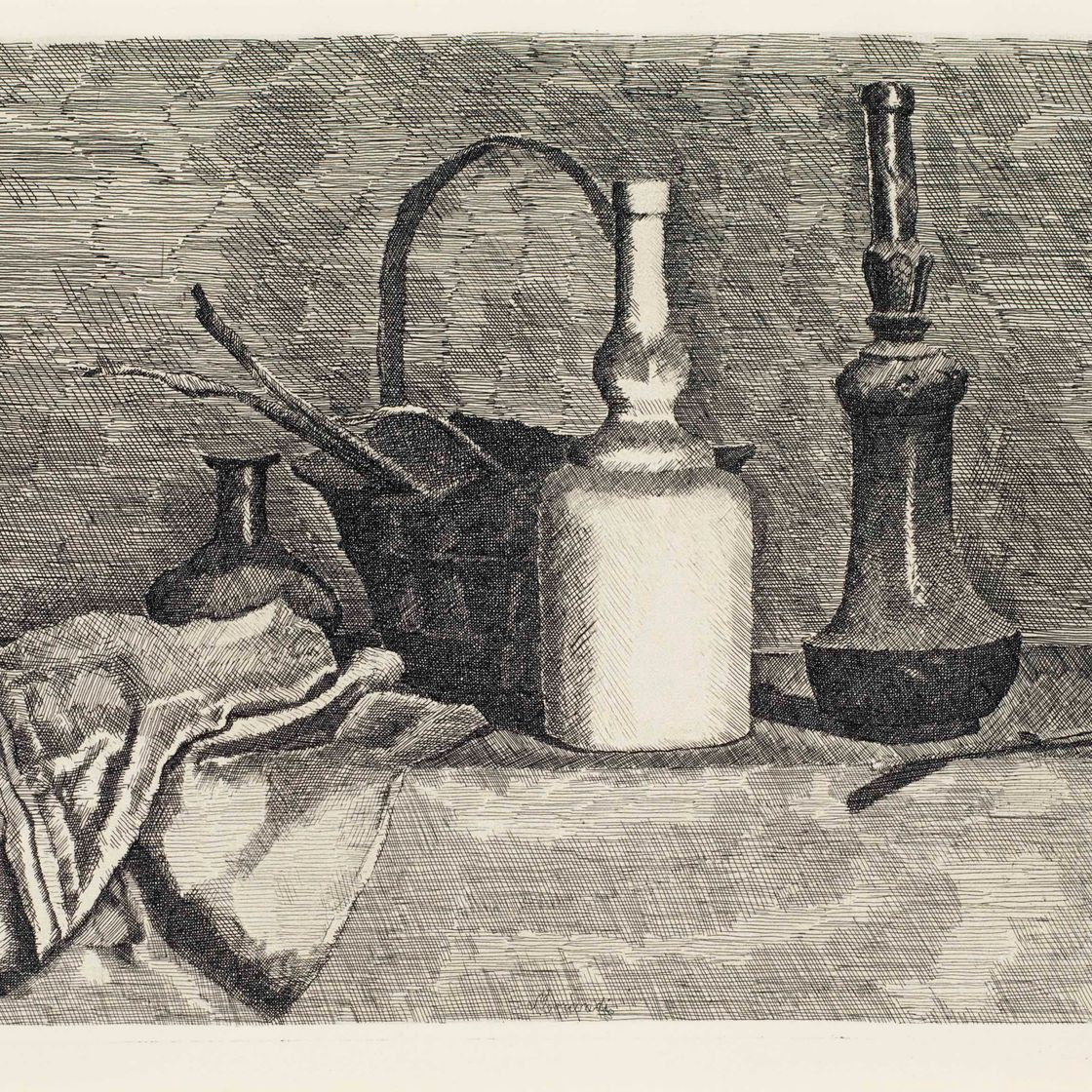 Giorgio Morandi — Мертвая природа иль паннеджио-а-синистра