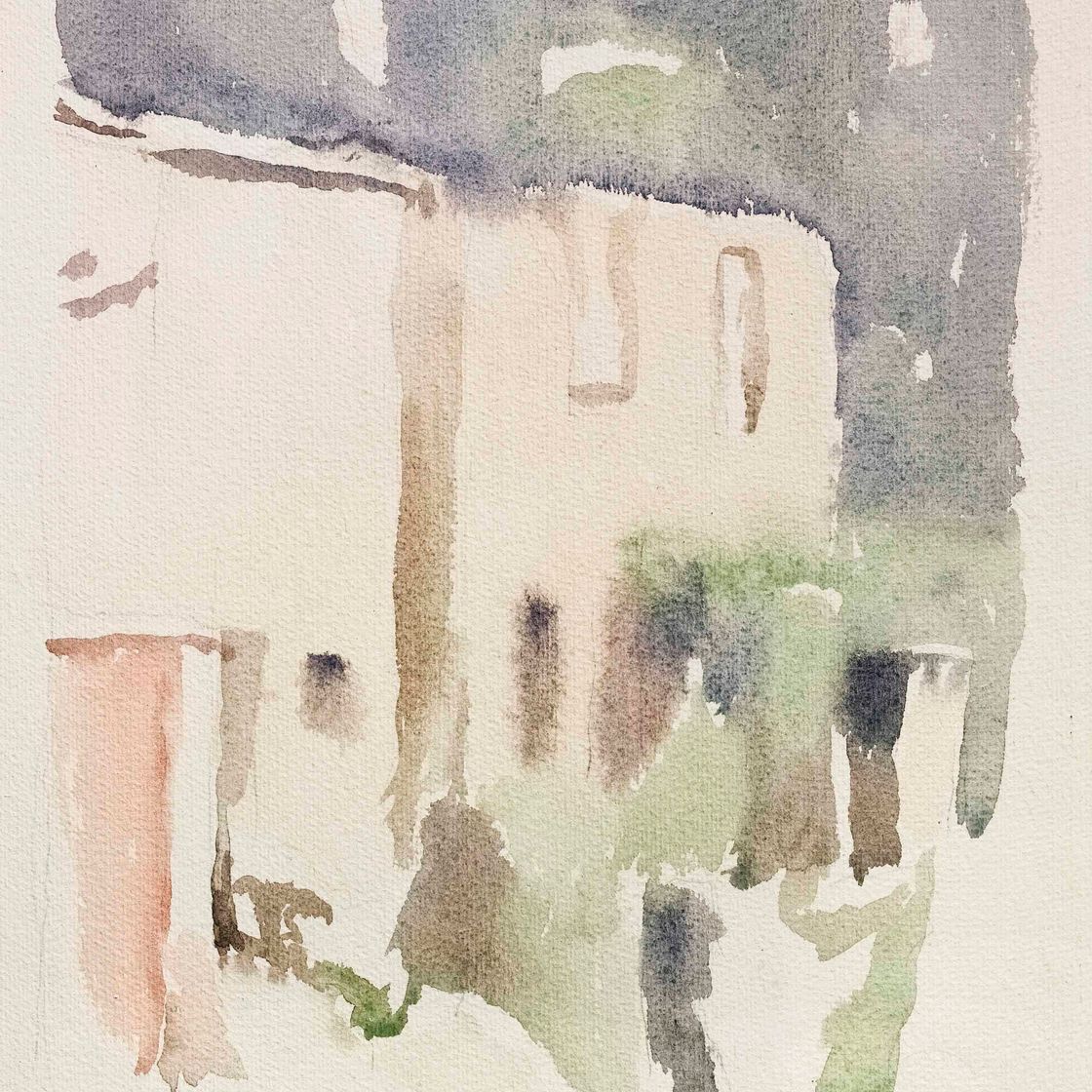 Giorgio Morandi — Пейзажик (Casa bruciata)