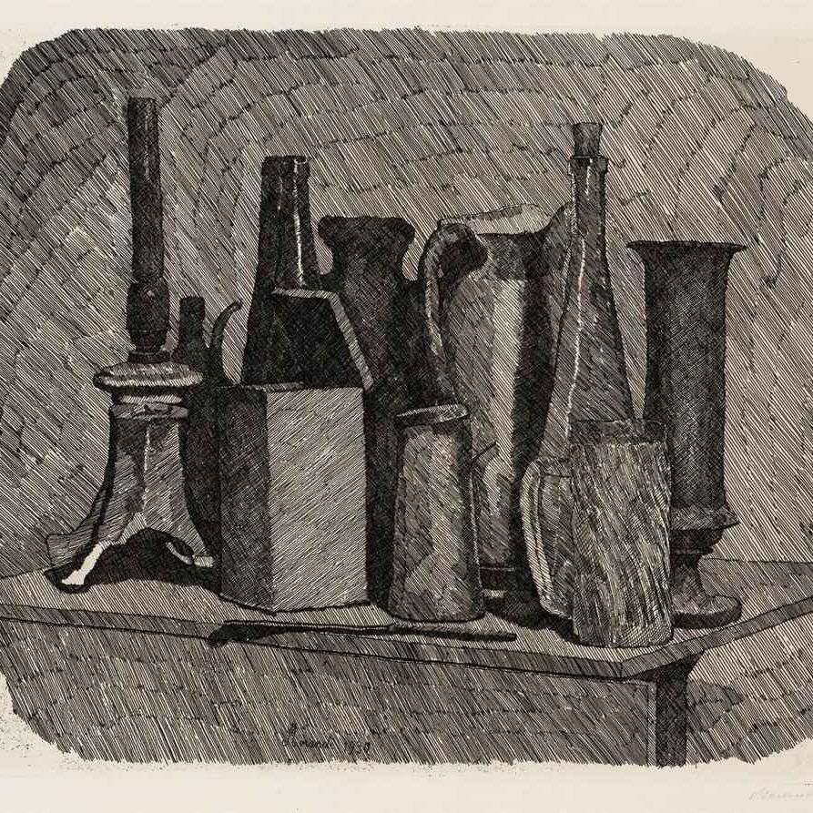 Giorgio Morandi — Великая природа смерти в ла лампада-а-петролио