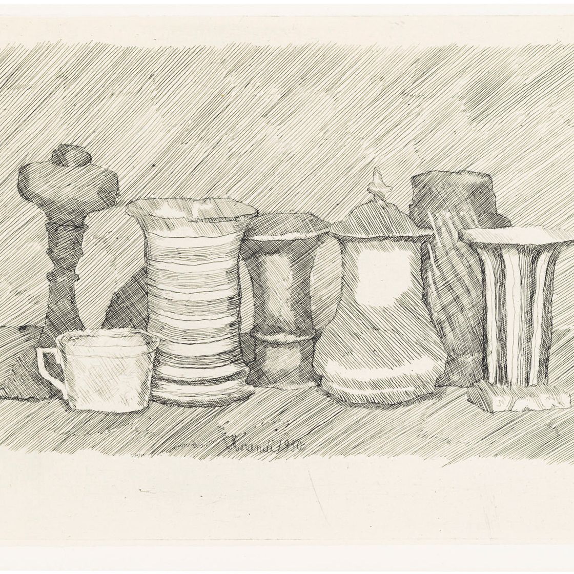 Giorgio Morandi — Природа смерти с Бьянкой и синистрой (Виталий, 70 лет)