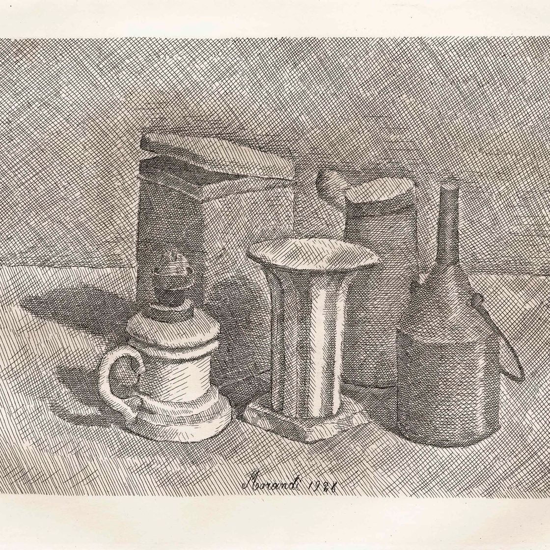 Giorgio Morandi — Мертвая природа среди бьянко и синистры (II этап)