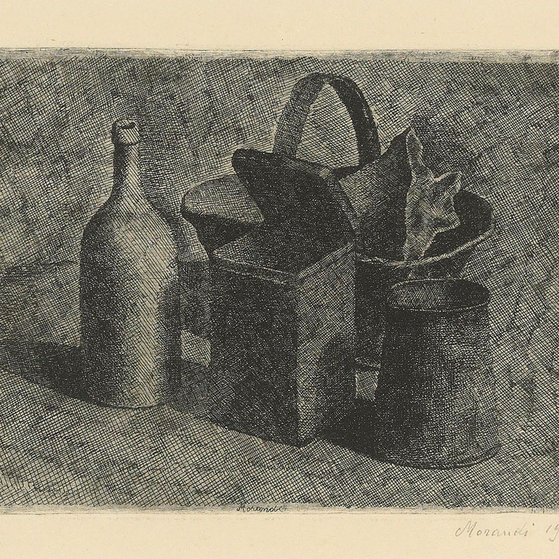 Giorgio Morandi — Морская природа на острове Пане (ластра пиккола)