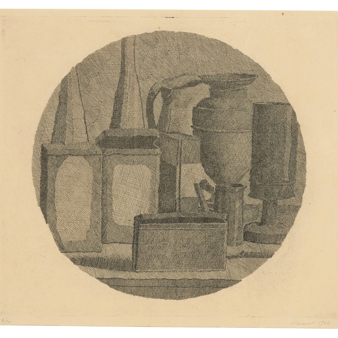 Giorgio Morandi — Мертвая природа в ун тондо