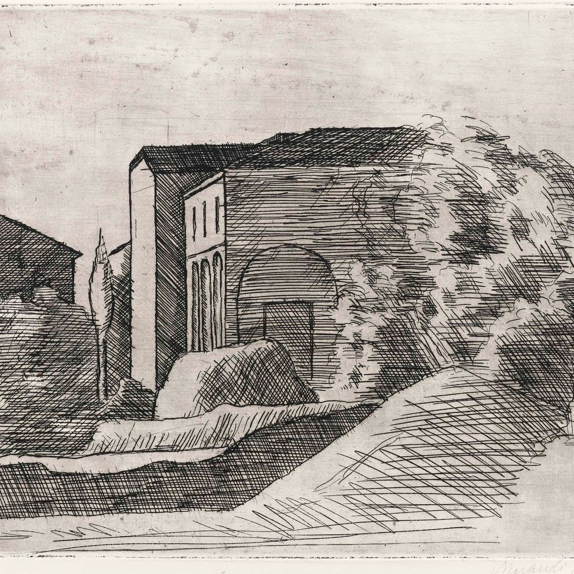 Giorgio Morandi — Лотерея тре: а) Пейзажи. Гриццана-Моранди firmata по e datata 1913 (в Бассо направо); numerata 27/40 (в Бассо а Синистра) acquaforte см, 16x23,4 (Ла Ластра); 25х31 (Ил фоглио) Realizzata Нель 1913 г. в 40 esemplari + alcune доказать Стампа Ди Bibliografia: л. Виталий, я оперного изобразительного искусства Ди Джорджо Моранди , Турин 1964-89, стр. 13, Н. 2 (альтро единственном экземпляре illustrato) М. Cordaro, Моранди: л изобразительного искусства оперный театр: rispondenze е variazioni , Милан, 1990, с. 4, п. 1913 1 б) Монти-Ди-Гриццана-Моранди firmata по e datata 929 (в Бассо Эль Сентро в Ластра -); firmata Моранди (в Бассо направо); numerata 43/50 (в Бассо а Синистра) acquaforte бумаги 14x18 см,3 (Ла Ластра); см 24х24,8 (Ил фоглио) Realizzata Нель 1929 году в 50 esemplari + время номера коллеция numerati Bibliografia: л. Виталий, я оперного изобразительного искусства Ди Джорджо Моранди , Турин 1964-89, Н. 58 (альтро единственном экземпляре illustrato) М. Cordaro, Моранди: л изобразительного искусства оперный театр: rispondenze е variazioni , Милан, 1990, с. 66, Н. 1929 6 с) Ла касетте кон иль портик электронной Il cipresso-новая firmata по e datata Моранди 1924 (в Бассо направо); numerata 27/30 (в Бассо а Синистра) acquaforte см 20x23,5 (Ла Ластра); см 27,5x39,6 (Ил фоглио) Realizzata Нель 1924 в 30 esemplari + 2 доказать Стампа Ди Bibliografia: л. Виталий, я оперного изобразительного искусства Ди Джорджо Моранди , Турин 1964-89, Н. 21 (альтро единственном экземпляре illustrato) М. Cordaro, Моранди: л изобразительного искусства оперный театр: rispondenze е variazioni , Милан, 1990, с. 66, Н. 1924 1 (3)