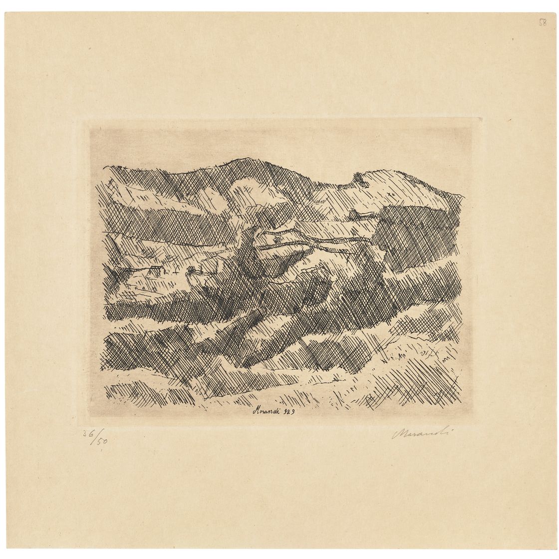 Giorgio Morandi — Монти де Гриззана