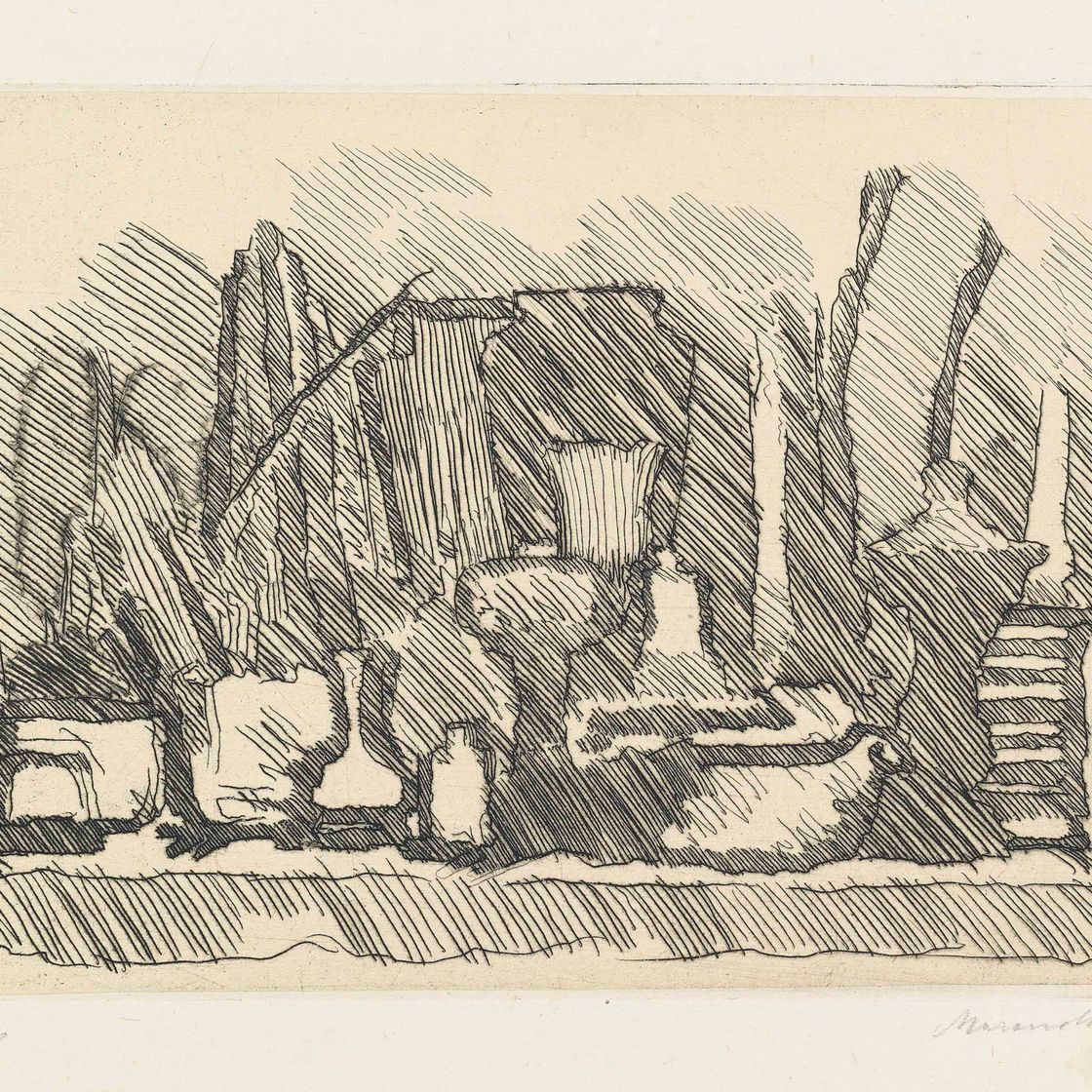 Giorgio Morandi — Природа смерти в вази, Боттилье, экк. в таволо