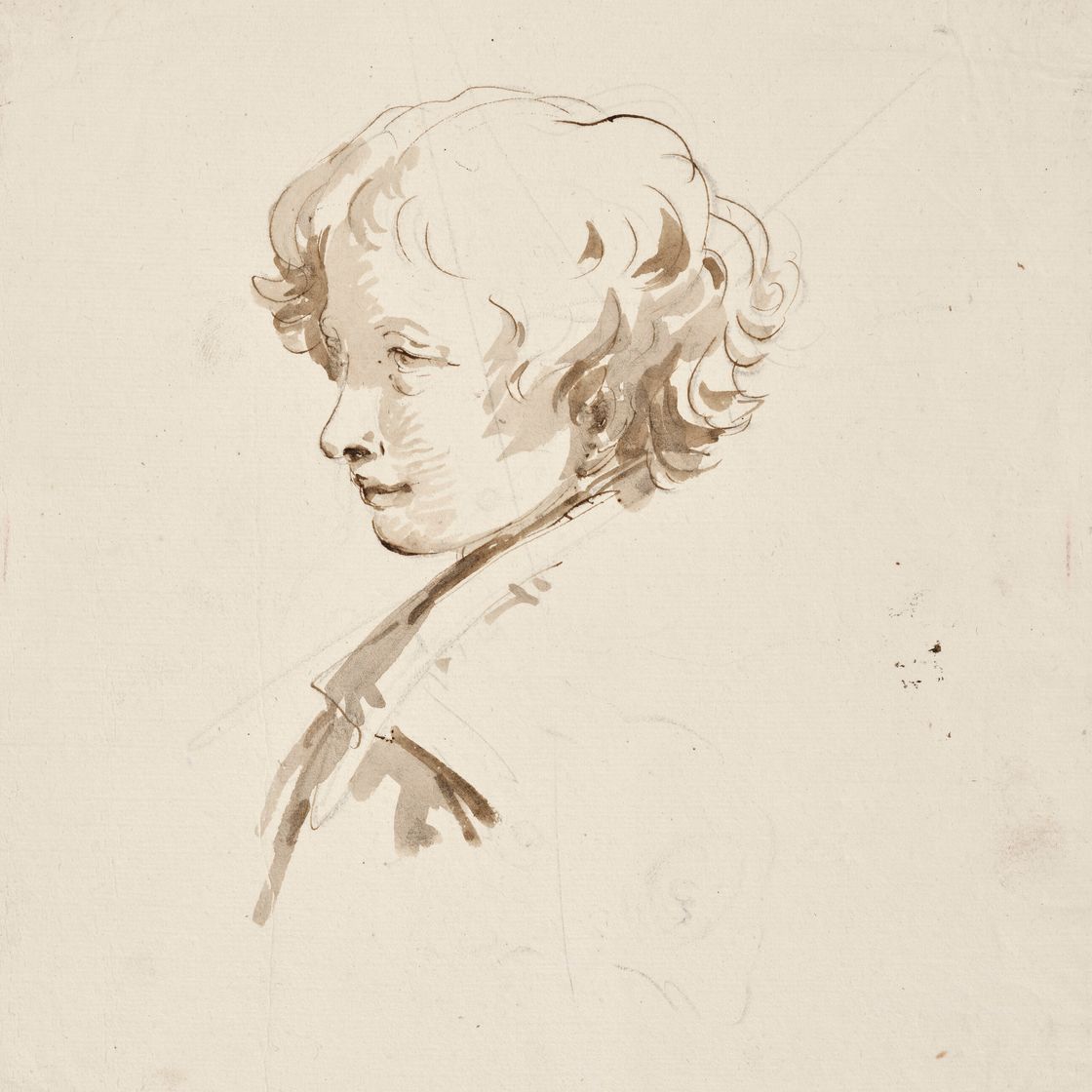 Giovanni Battista Tiepolo — Голова маленького мальчика