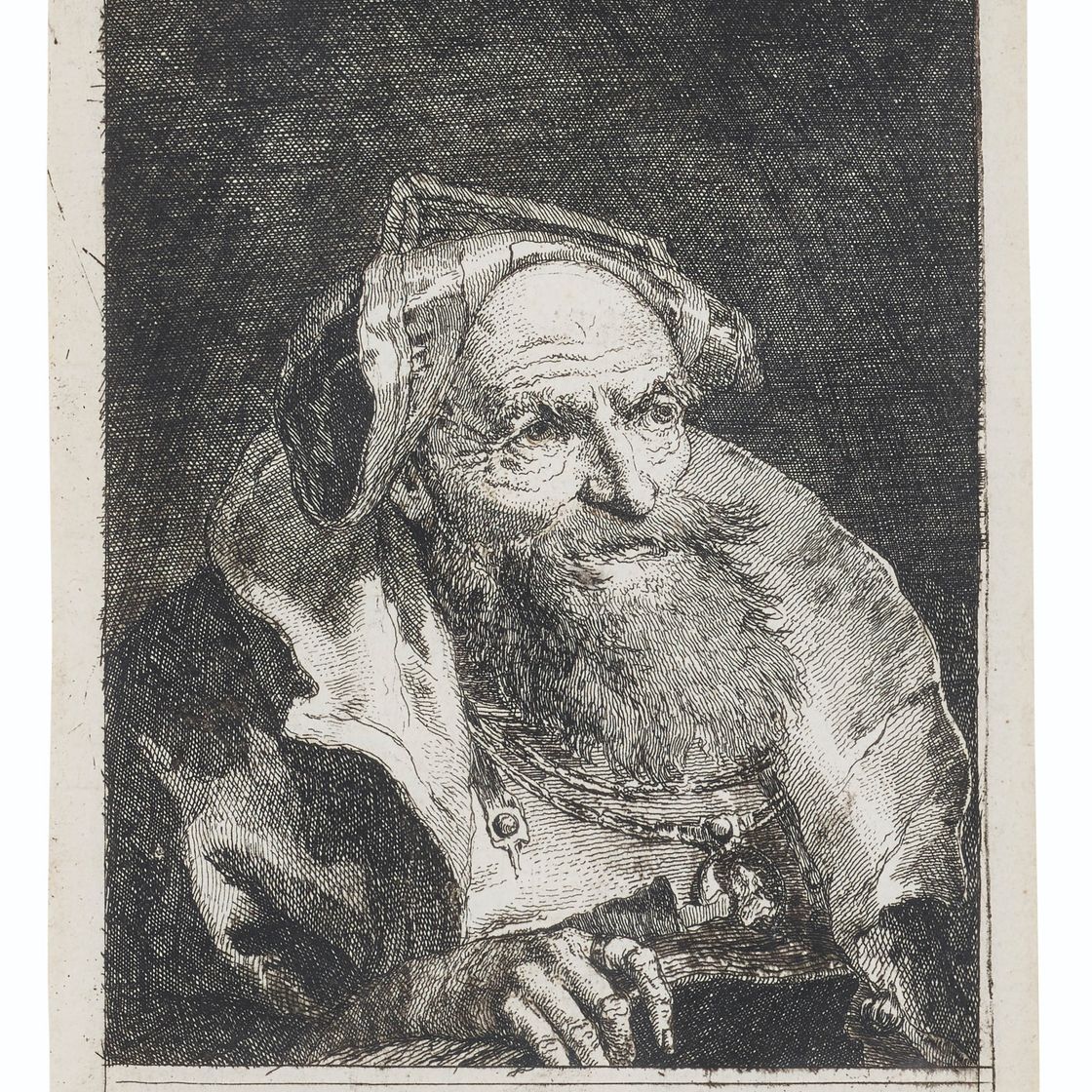 Giovanni Battista Tiepolo — Старик с книгой, автор: Ракколта ди Тесте
