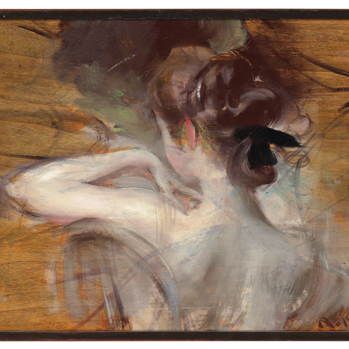 Giovanni Boldini — Молодая филе в шиньоне, изображение 2