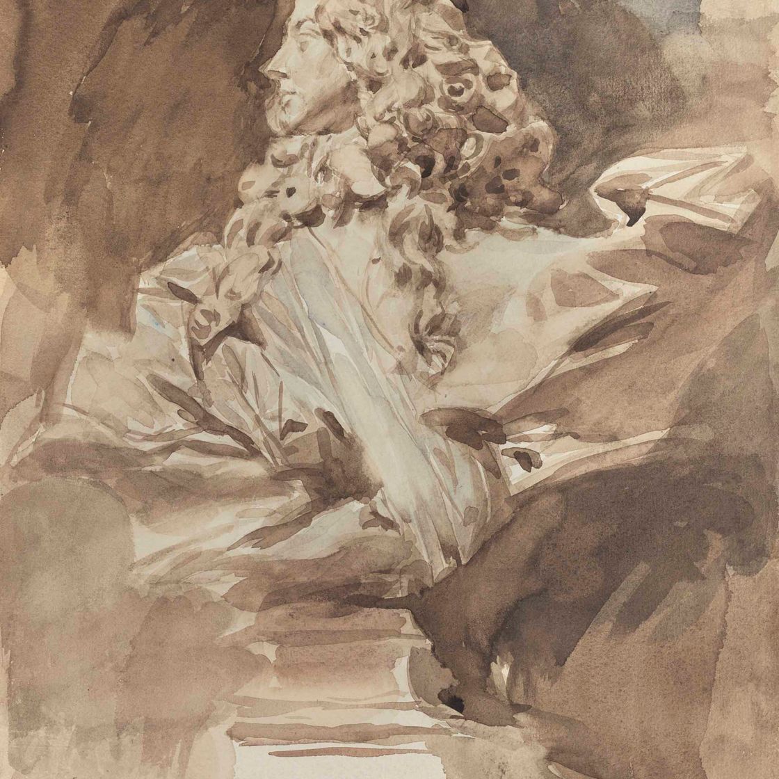 Giovanni Boldini — Этюд о бюсте Франческо и д'Эсте, д'Апре ле Бернен