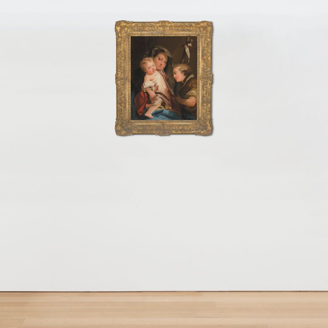 Giovanni Domenico Tiepolo — Мадонна с младенцем и святым Иоанном Крестителем, изображение 5
