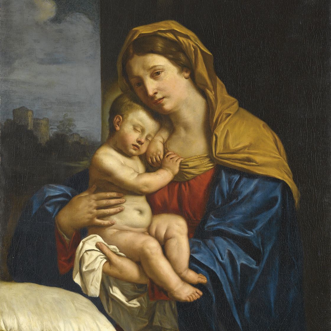 Giovanni Francesco Barbieri — Мадонна с Бамбино