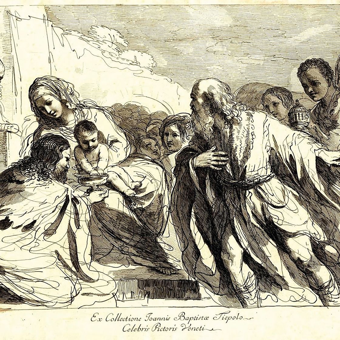 Giovanni Francesco Barbieri — Восхищение магами, изображение 2
