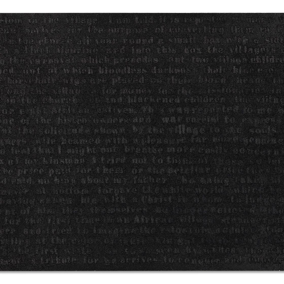 Glenn Ligon — Без названия (Незнакомец в деревне #17)