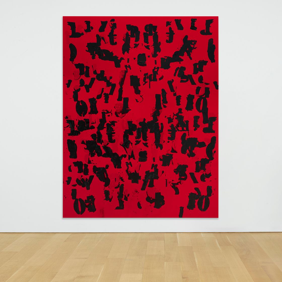 Glenn Ligon — Поле обломков (красное) #1, изображение 2