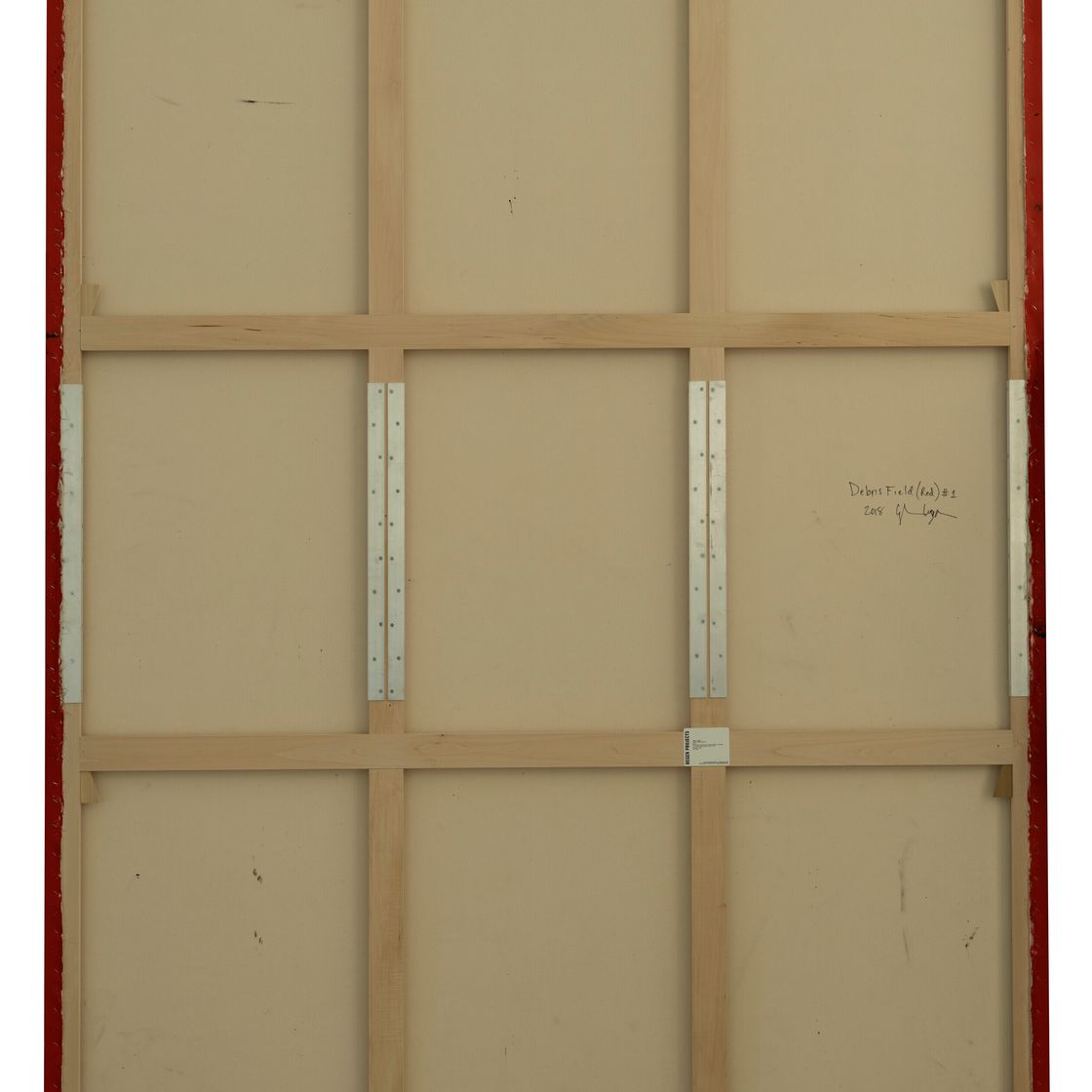 Glenn Ligon — Поле обломков (красное) #1, изображение 4