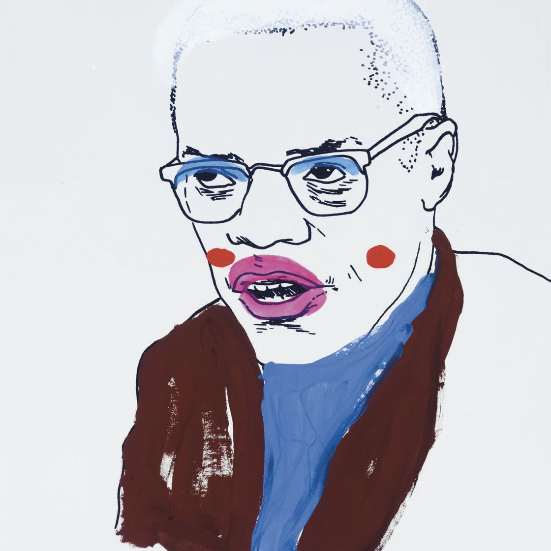 Glenn Ligon — Малкольм Икс (Уменьшенная версия I) #2