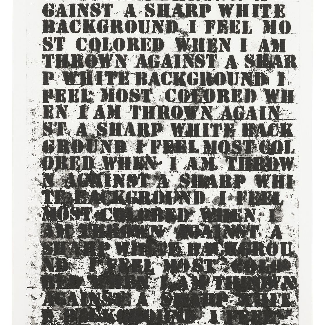 Glenn Ligon — Без названия (Четыре гравюры), изображение 5