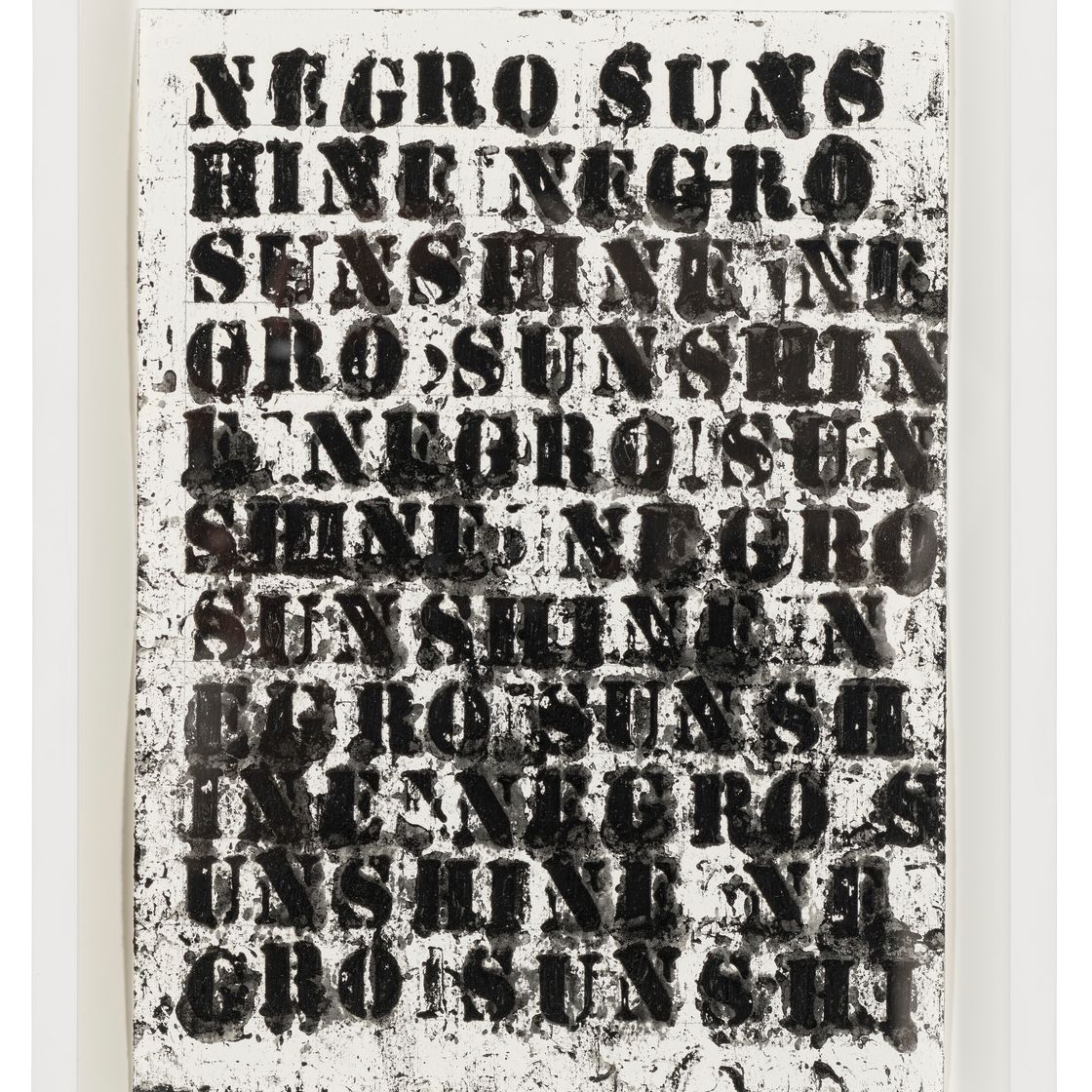 Glenn Ligon — Этюд для Negro Sunshine II #32, изображение 2