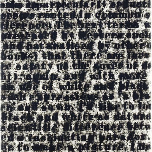 Glenn Ligon — Без названия (серия "Этюд для Уайта")