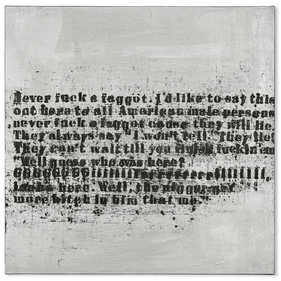 Glenn Ligon — Сильвер Большая стерва, чем я #1, изображение 1