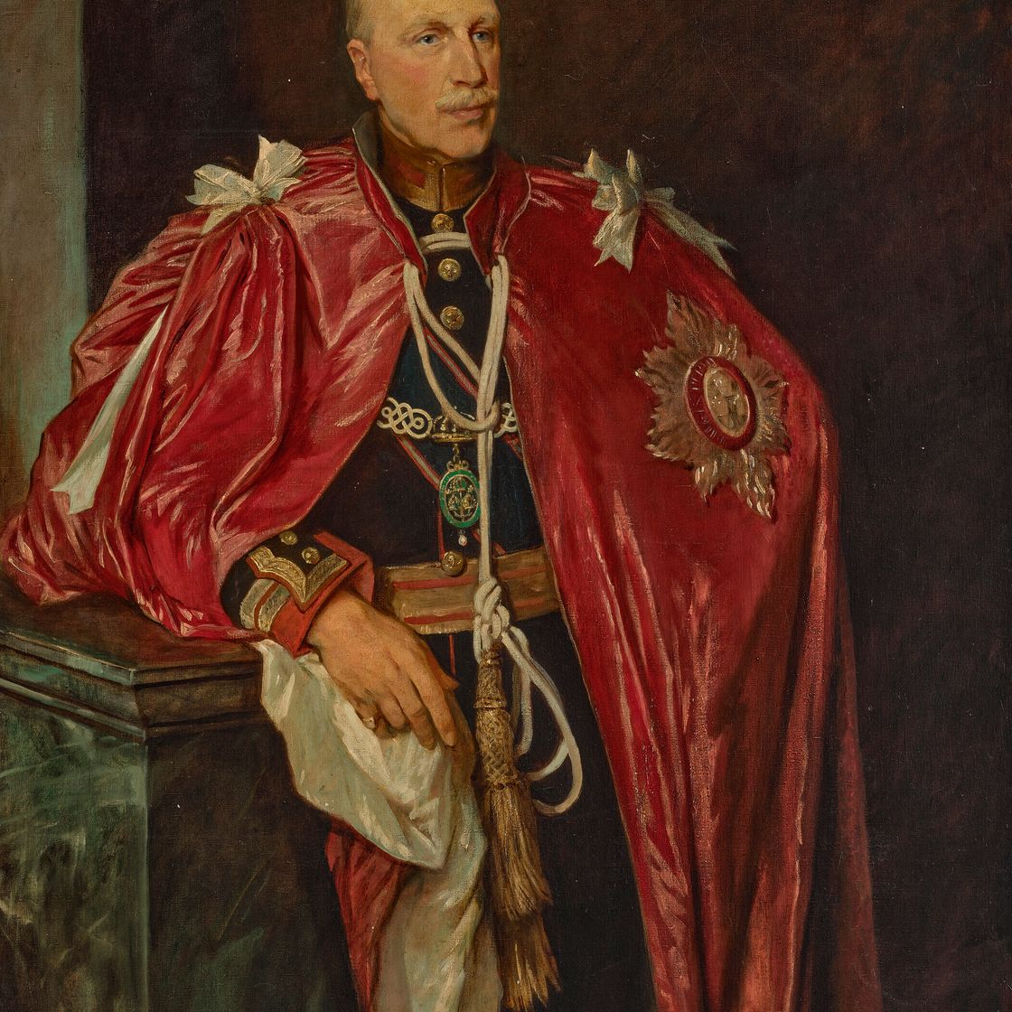 Glyn Warren Philpot — Реджинальд Балиол Бретт, 2-й виконт Эшер, в мантии ордена Бани