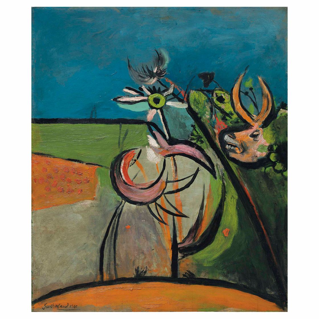 Graham Sutherland — Вторгшийся Бык