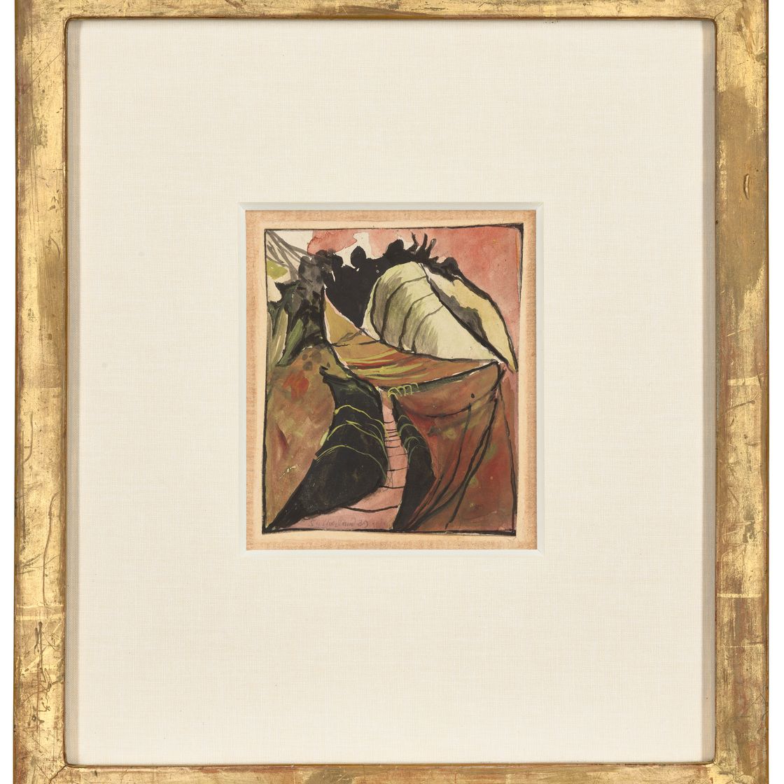 Graham Sutherland — Пейзаж с зеленым холмом, изображение 2