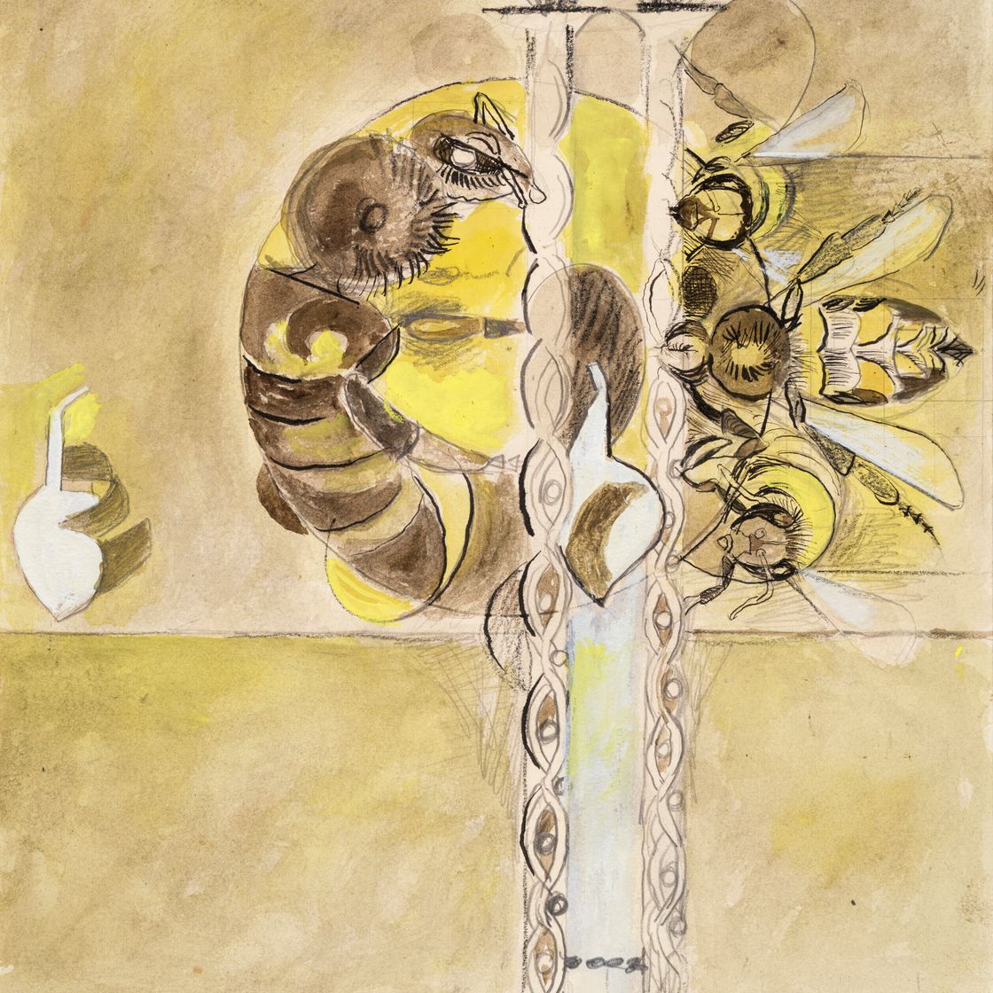 Graham Sutherland — Изучение пчел, изображение 1