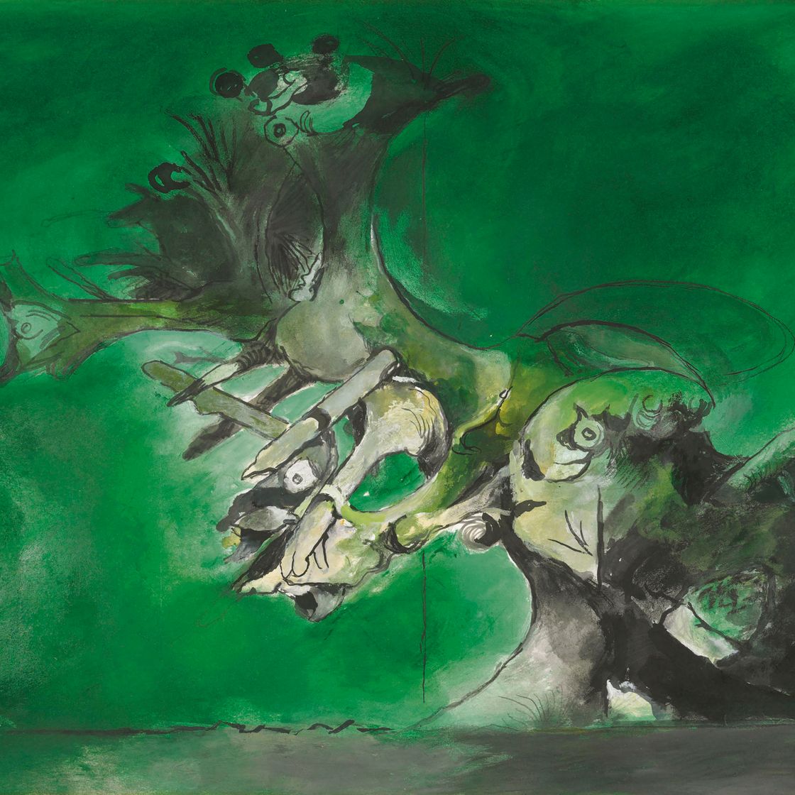 Graham Sutherland — Зеленая фигура в лесу