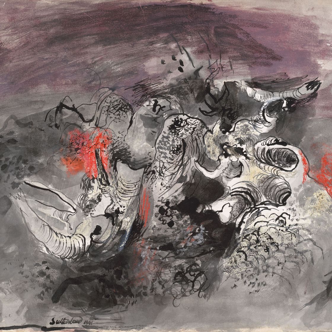 Graham Sutherland — Темный склон холма, изображение 1