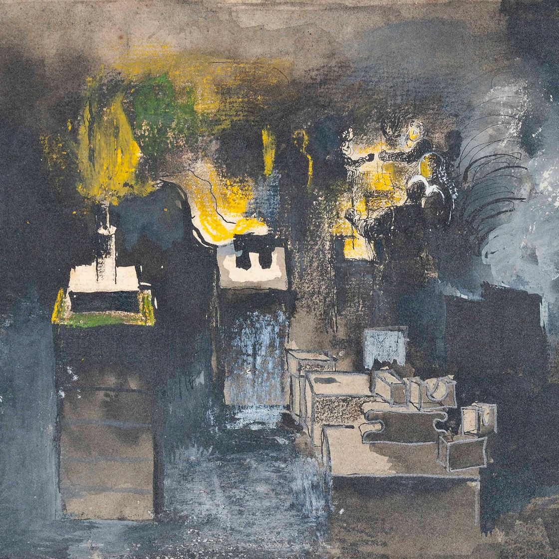 Graham Sutherland — Формы, литейный цех в Кардиффе