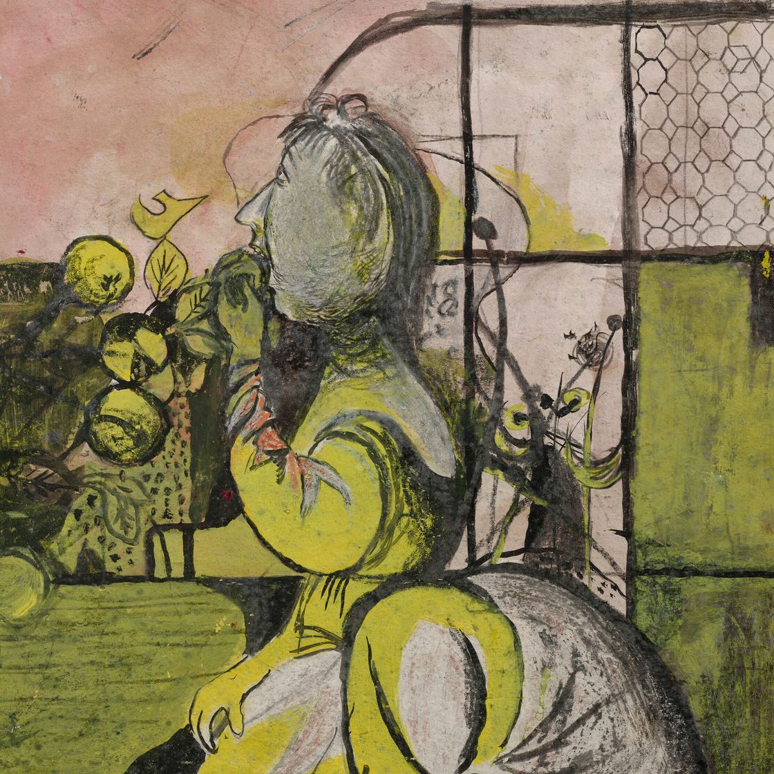 Graham Sutherland — Женщина в саду, изображение 1