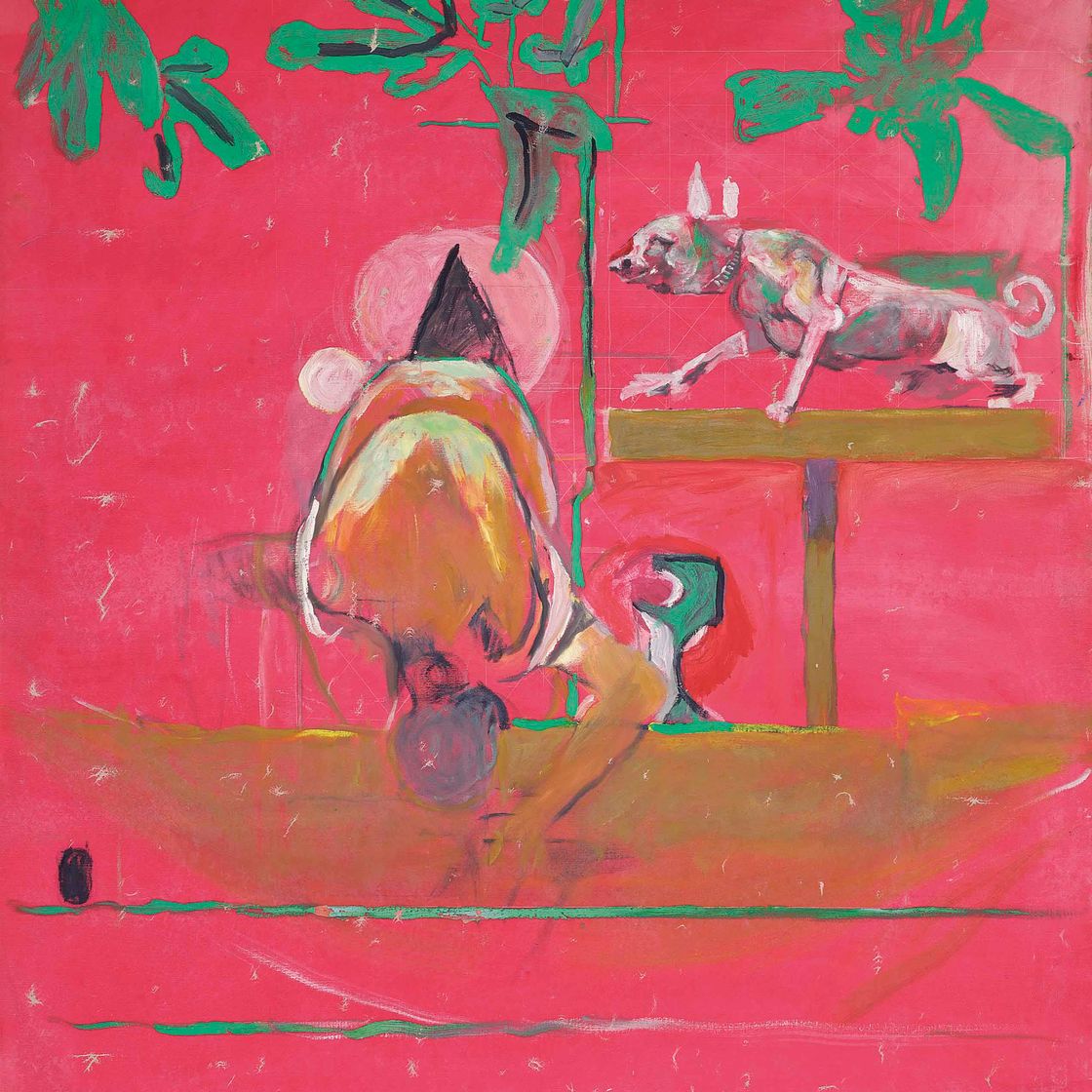 Graham Sutherland — Без названия, девочка и собака