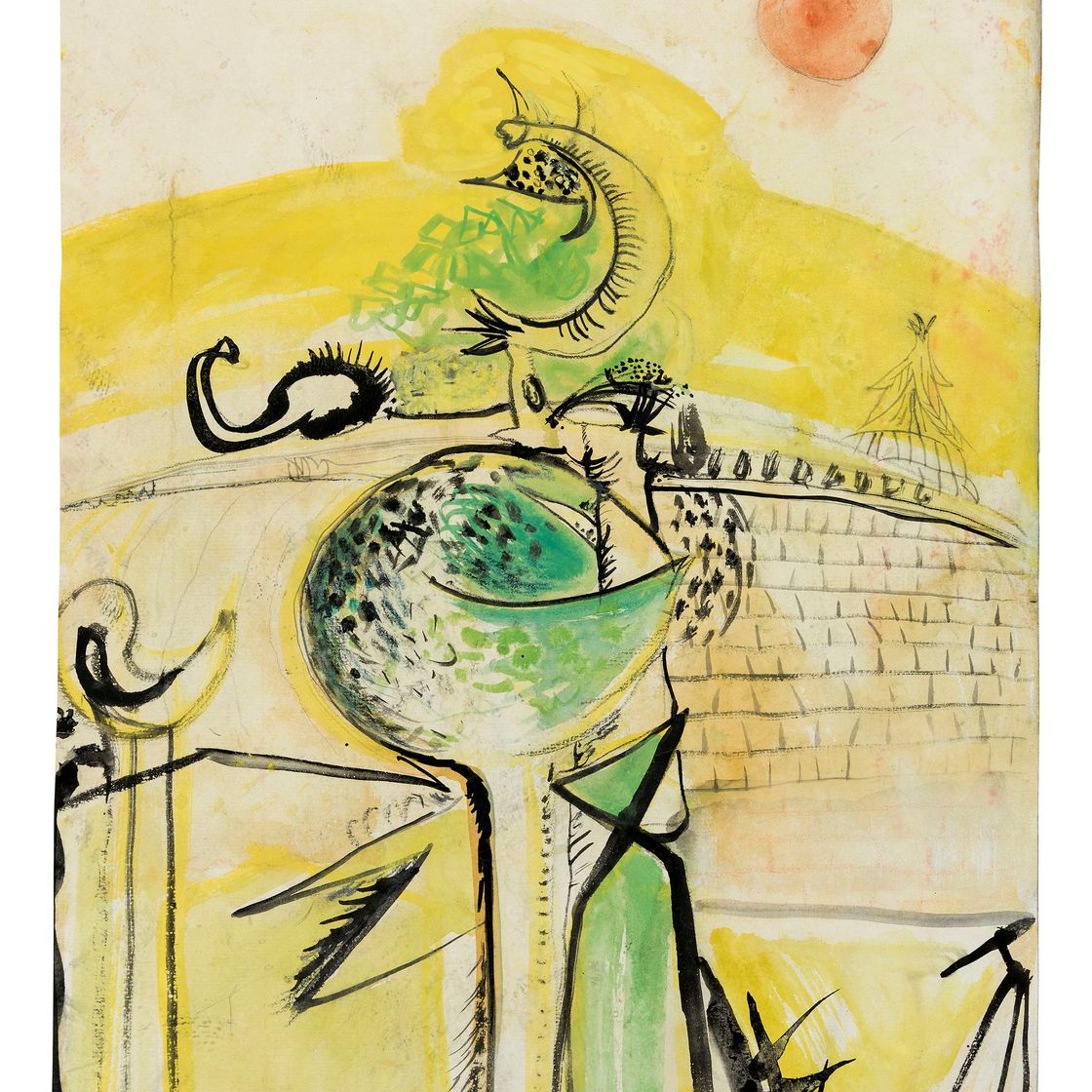 Graham Sutherland — Этюд для выставки "Дань уважения Пикассо"