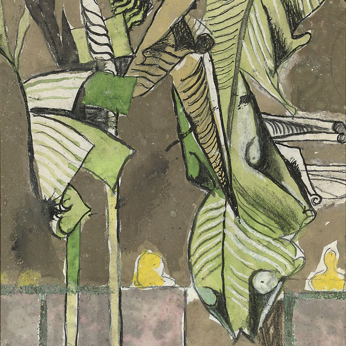 Graham Sutherland — Банановые листья, Вильфранш