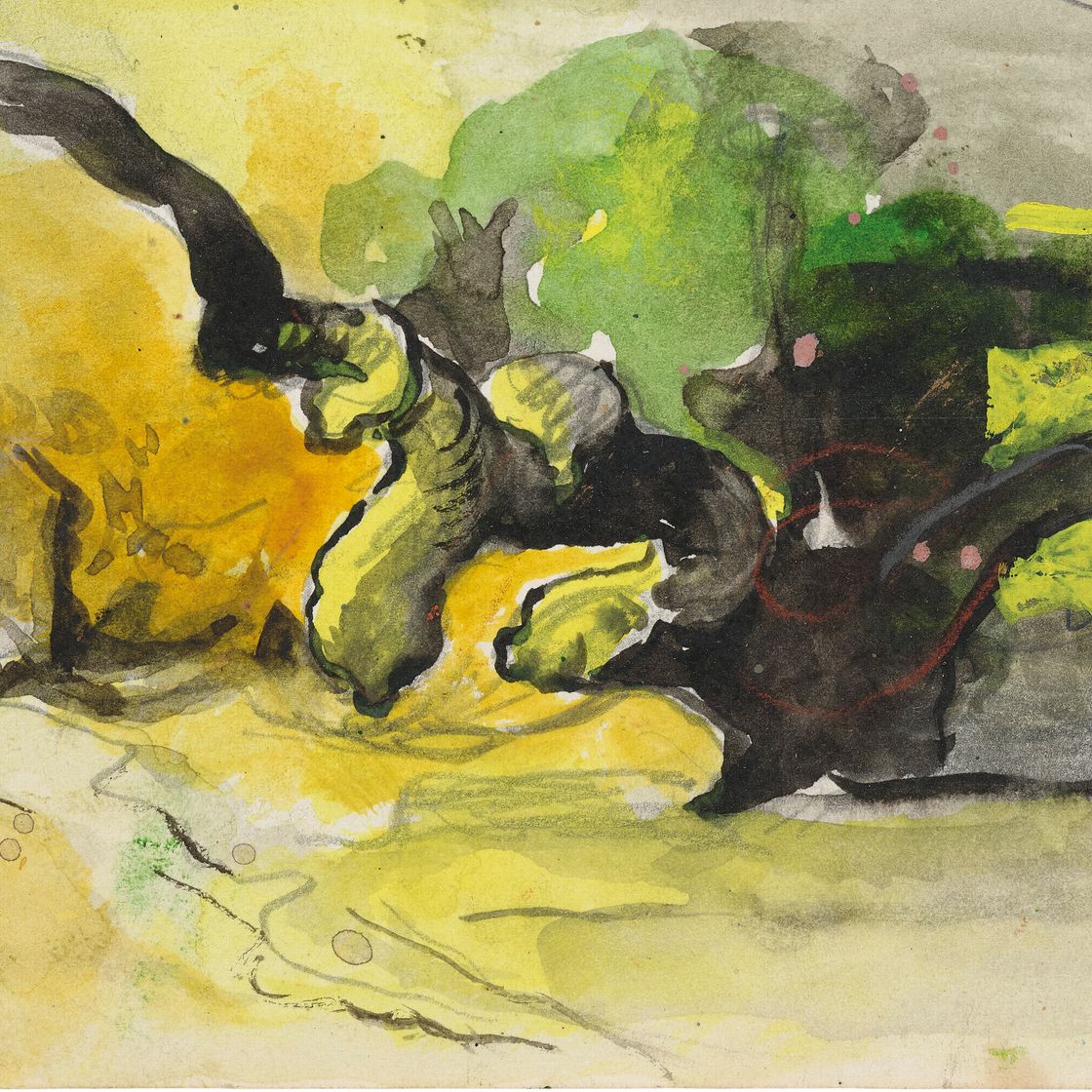Graham Sutherland — Дерево и стена