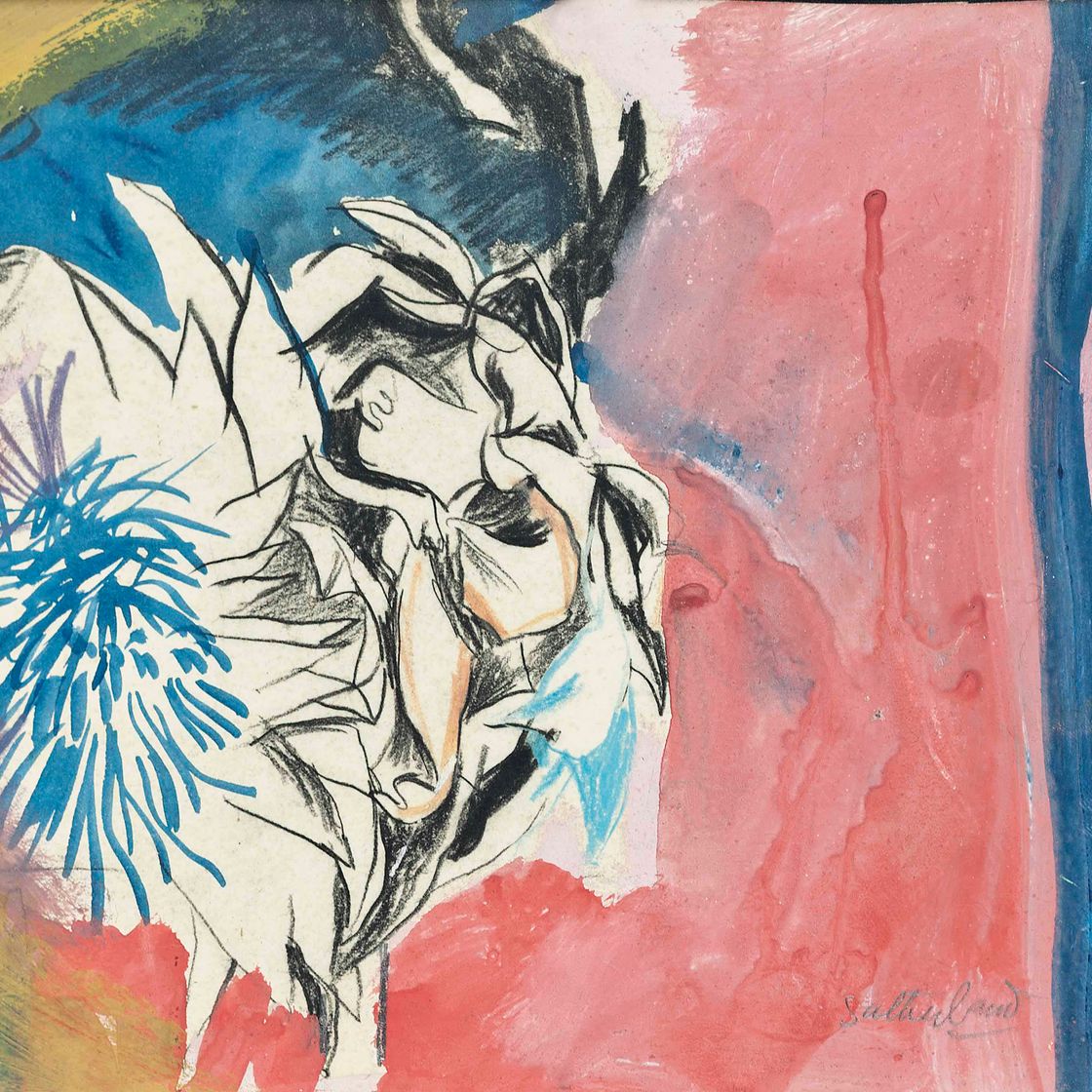 Graham Sutherland — Артишоки (прямая сторона); для изучения (оборотная сторона)