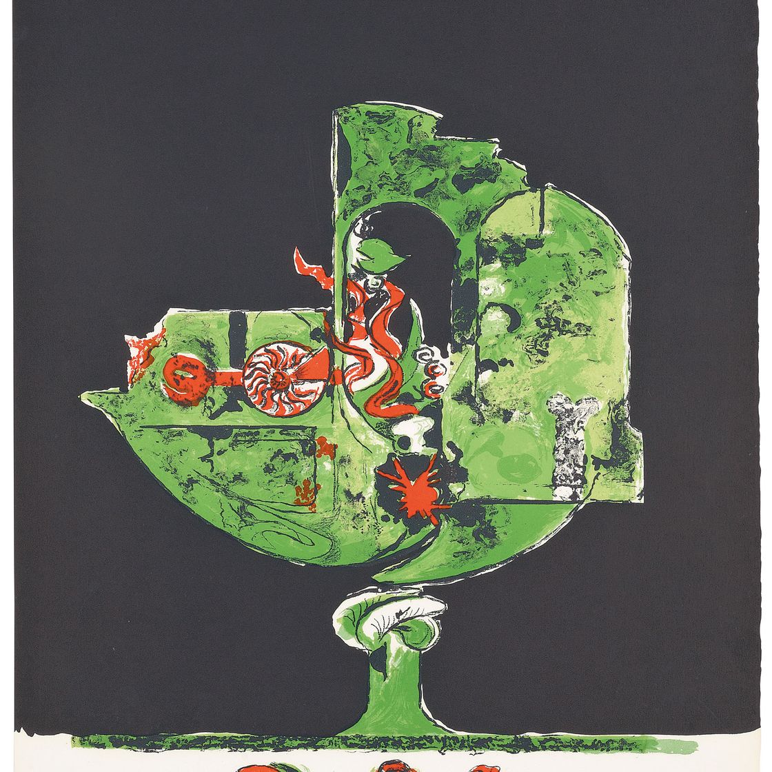 Graham Sutherland — Пламя в каменной форме Я, изображение 1