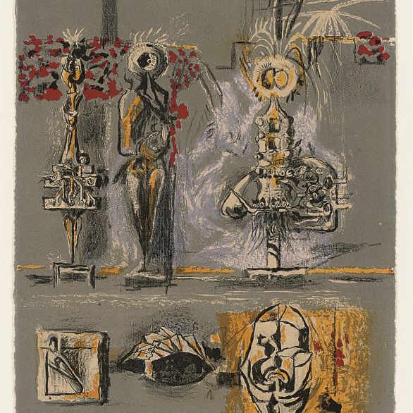 Graham Sutherland — Три фигуры в саду (Тасси, 55)