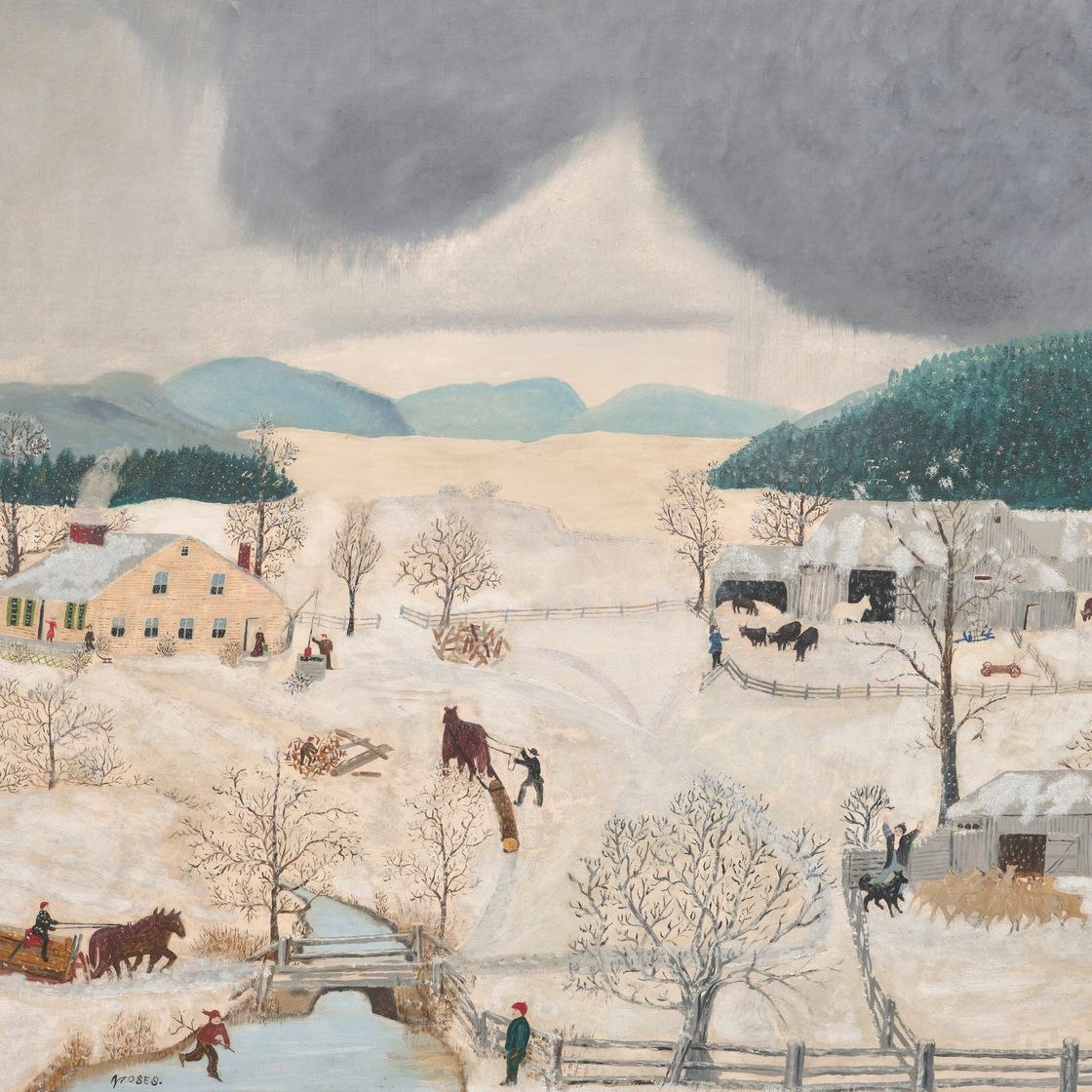 Grandma Moses — Декабрь, изображение 1