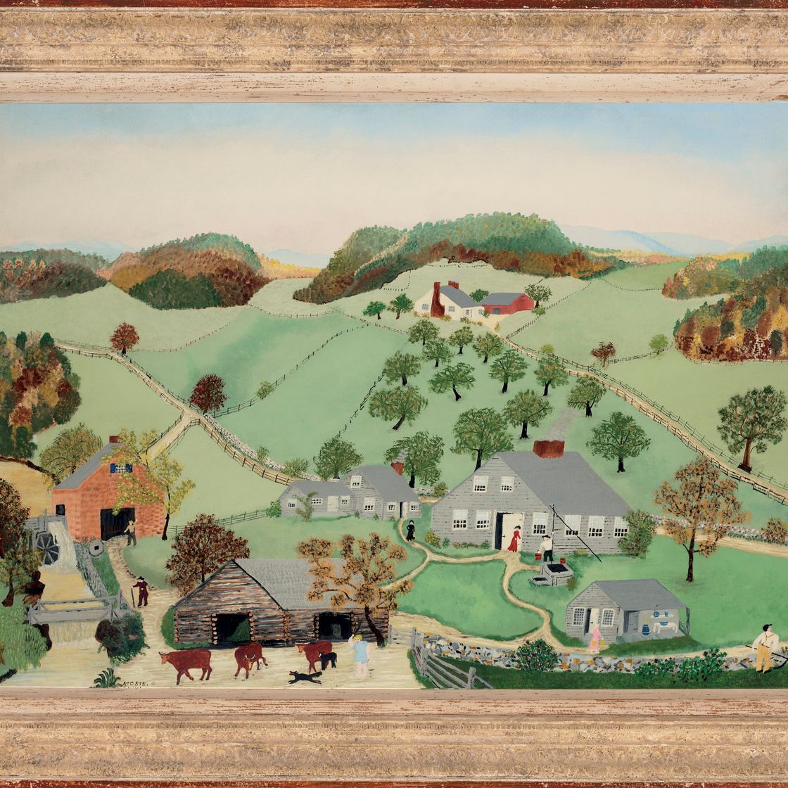 Grandma Moses — Старое дубовое ведро 1800 года выпуска, изображение 2