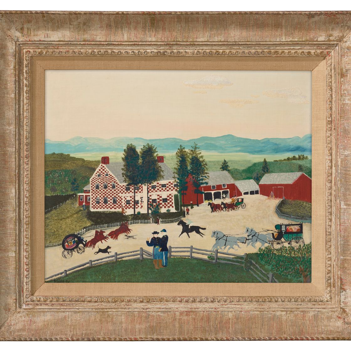 Grandma Moses — Старый клетчатый дом 1860 года постройки, изображение 2